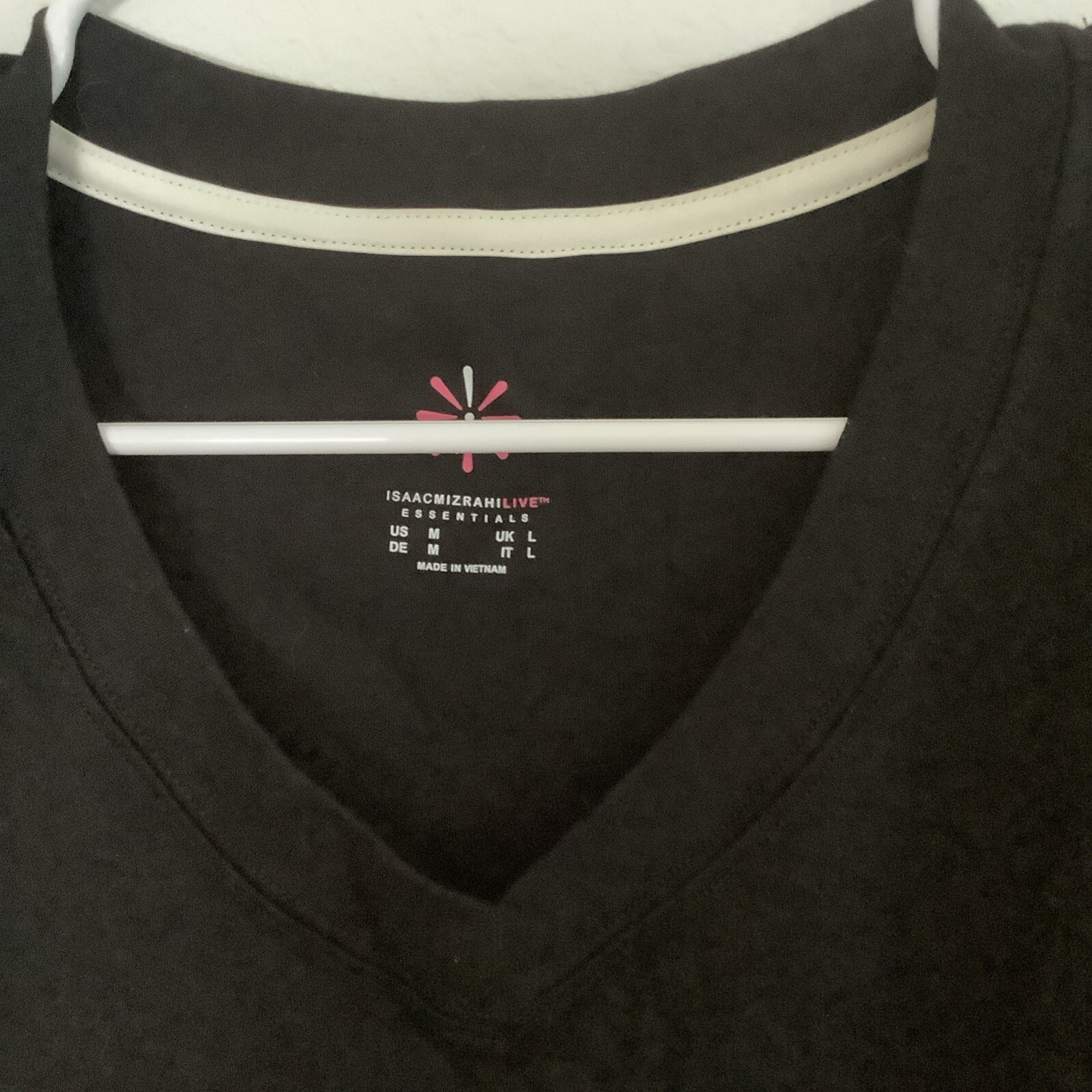 Isaac Mizrahi Live Essentials Pima Cotton 3/4 Sleeve Tunic-Black (Sz M) A278784 thumbnail 2