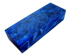 Messergriffblock Acryl blau kristall