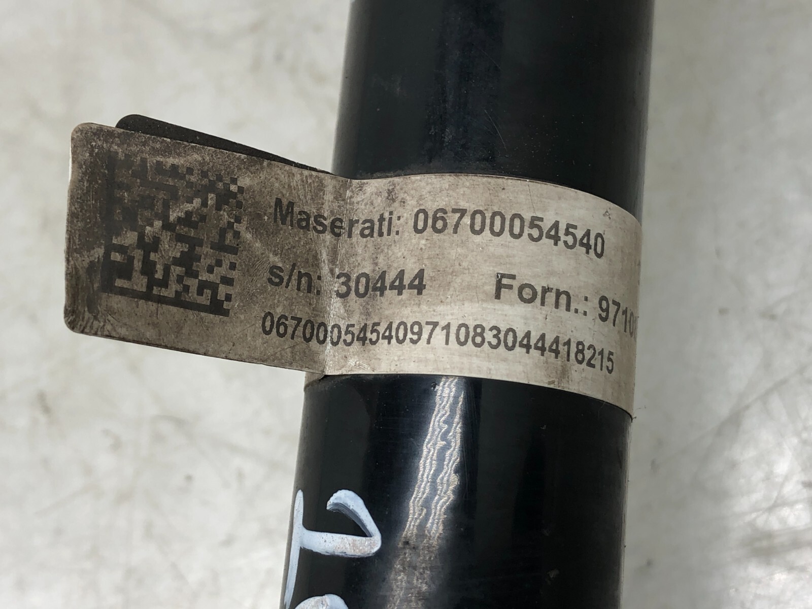 2014-2019 MASERATI GHIBLI S LEFT DRIVER REAR CV AXLE SHAFT OEM.