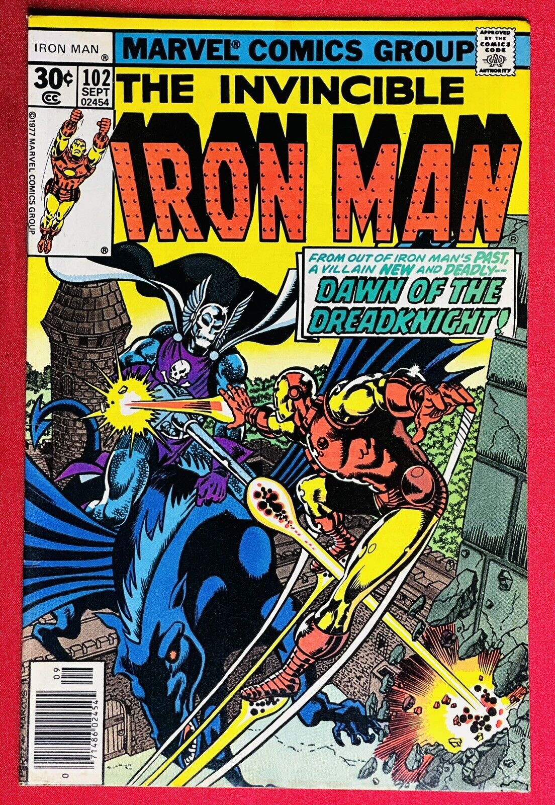 Ironman #102 Beautiful Book! 🤩1977 comic book 1st Frankenstein vs. Dreadknight