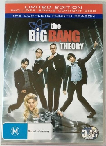 The Big Bang Theory : Season 4 DVD Limited Edition Johnny Galecki