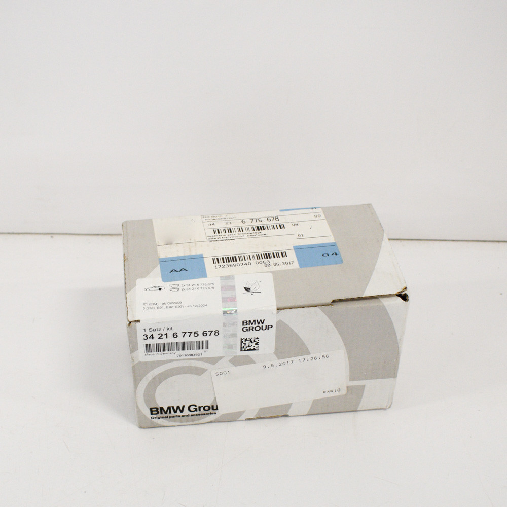 NEU BMW 3ER E90 HINTERE BREMSBELÄGE SET KIT 34216775678 6775678 