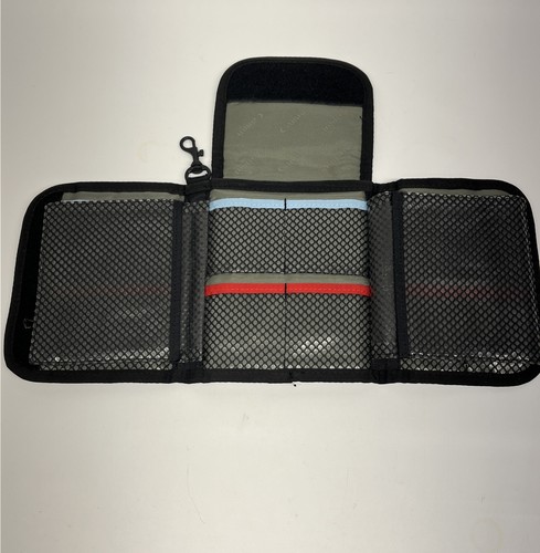 Canon Filter / SD Card / Battery / Accessory Pouch Black Vinyl Case With Snap - Picture 4 of 7