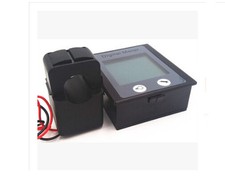 100A AC Power KWh Watt Meter Volt Amp Voltmeter Ammeter Open Close CT 110V 220V