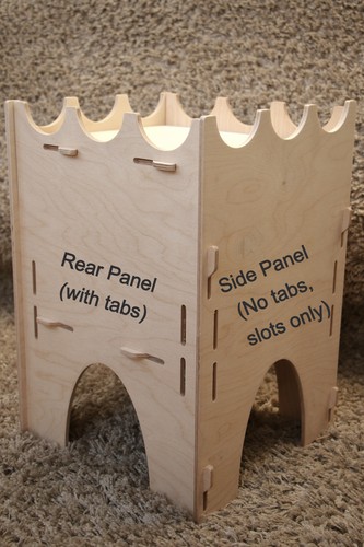 Guinea Pig Castle Starter Kit - Formaldehyde Free, Non Toxic, Wooden, Slot Toget - Picture 32 of 34