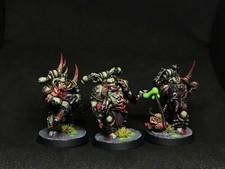 Plague Marine Reinforcements Death Guard painted Warhammer 40k Chaos Nurgle rare