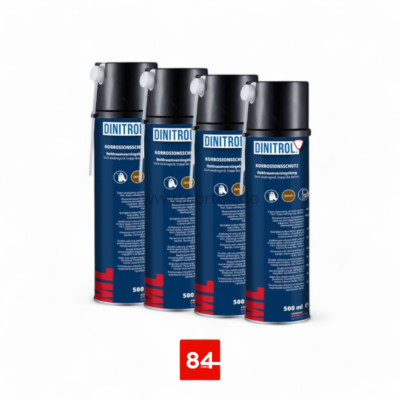 4x DINITROL 1000 Cera Trasparente Cavità Spray Aerosol 500ml - Foto 13