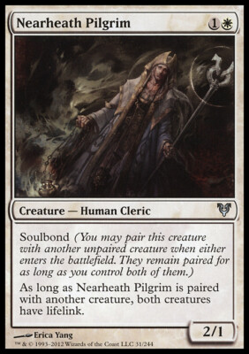 Magic Bundle MTG Nearheath Pilgrim 31 Uncommon Avacyn Restored Card CB 1 2 A 22 | UK Display Magic The Gathering