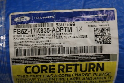 NEW OEM Ford Rear Upper Bumper Cover FB5Z-17K835-ADPTM Explorer