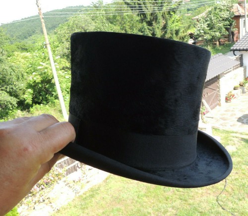 Antique Victorian Era Top Hat /cylinder 