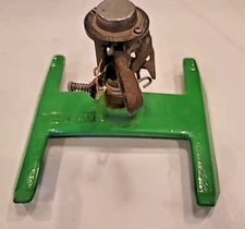 CRAFTSMAN VINTAGE PULSATOR METAL LAWN SPRINKLER GREEN SLED STYLE BRASS HEAD