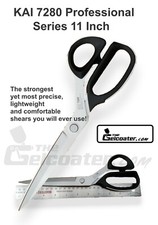 Kai Premium 11" 280mm Professional Dressmaker  Fiberglass Scissors Shears 7280