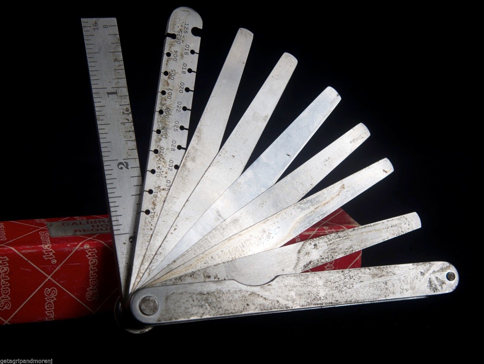 STARRETT No. 245 Engineers Combination Taper Wire Thickness Gage