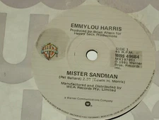 EMMYLOU HARRIS *OZ  7" 45  ' MISTER SANDMAN ' 1981 VGC