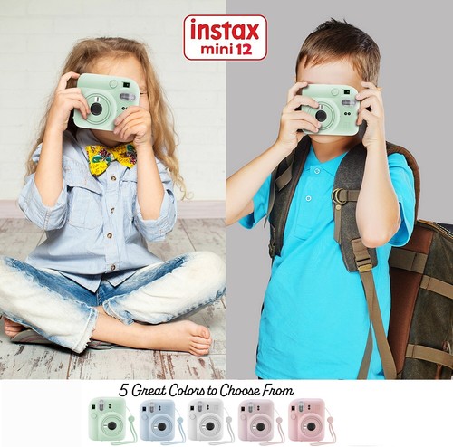 Fujifilm Instax Mini 12 Instant Camera with Case, 40 Fuji Films, (Mint Green) - Picture 8 of 8