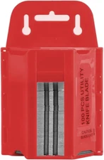 19-138 100 Pc. SK2 Steel Utility Hook Blade with Wall Mountable Dispenser