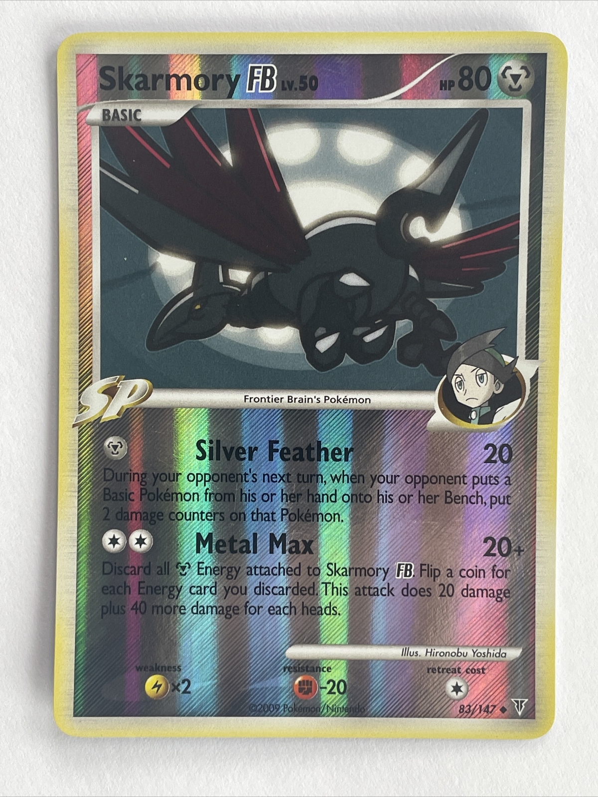 Pokemon - Skarmory FB LV.50 League Promo 83/147 NEAR MINT Reverse Holo TCG