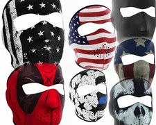 Zan Head Gear Full Face Mask Motorcycle Snowboarding Ski Neoprene Polyester