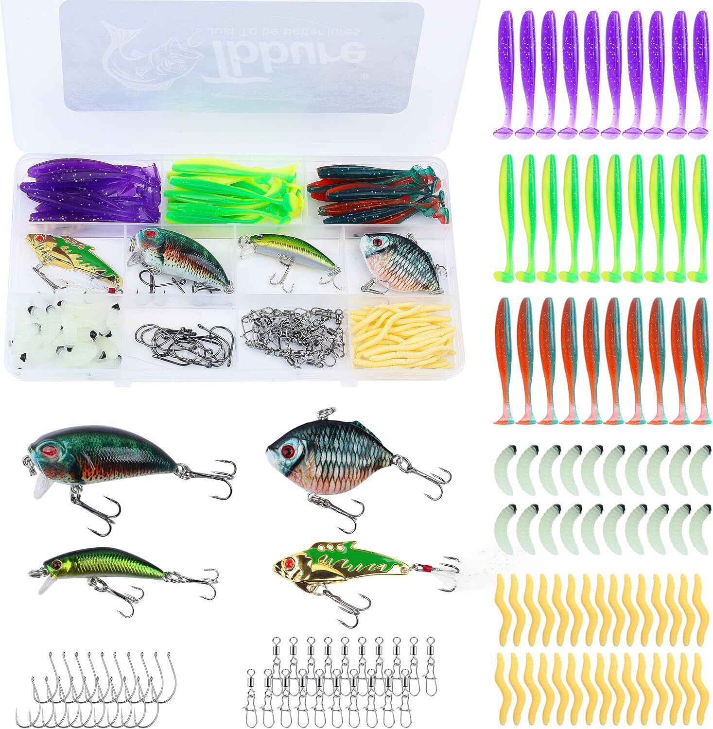 carp fishing rod and reel combo 125pcs Full Kit with Bag, Lures, Tackles 6ft / 1.8m D51 Bin 2A - Color:Gilded Rainbow Trout Iconic Signature OMC Rose girlfriend