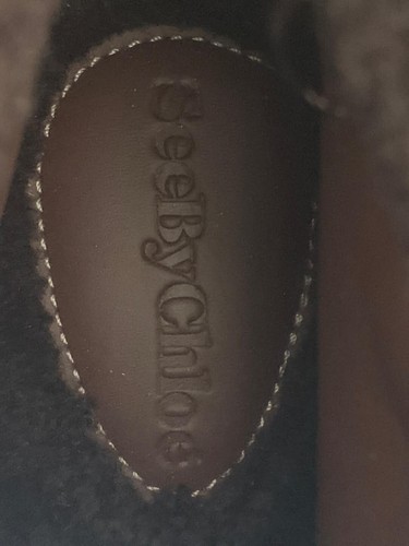 $495 SEE BY CHLOE WOMEN'S ANKLE SNOW COMBAT BOOTS EILEEN LACE-UP SUEDE IT 40 - Picture 20 of 21
