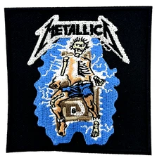 Metallica Rock Music Applique Embroidered Iron on Patch