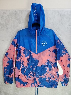 Nike Women's S Tie Dye Windwall Quarter Zip Pullover Running Athletic  Jacket