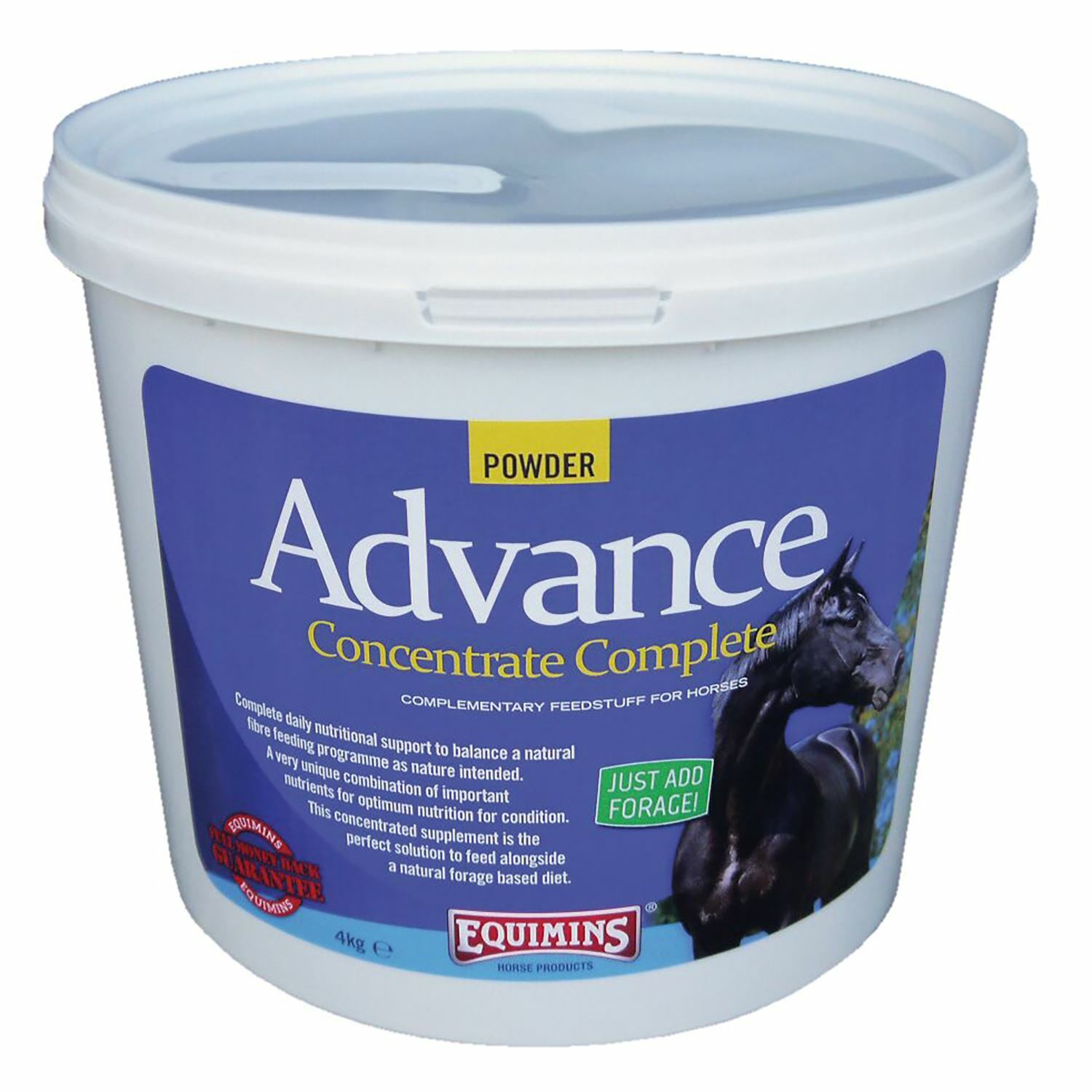 Equimins Advance Concentrate Complete Powder 4 Kg Tub