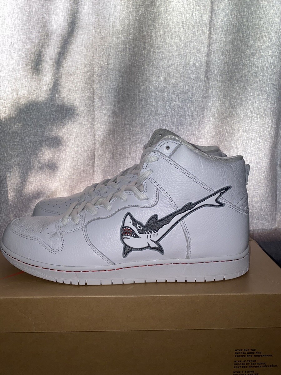 Size 13 - Nike Oski x Dunk SB High Great White Shark for