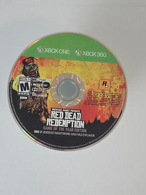 RED DEAD REDEMPTION GAME OF THE YEAR EDITION - (Disc 2 Only) - XBOX 360 Xbox One