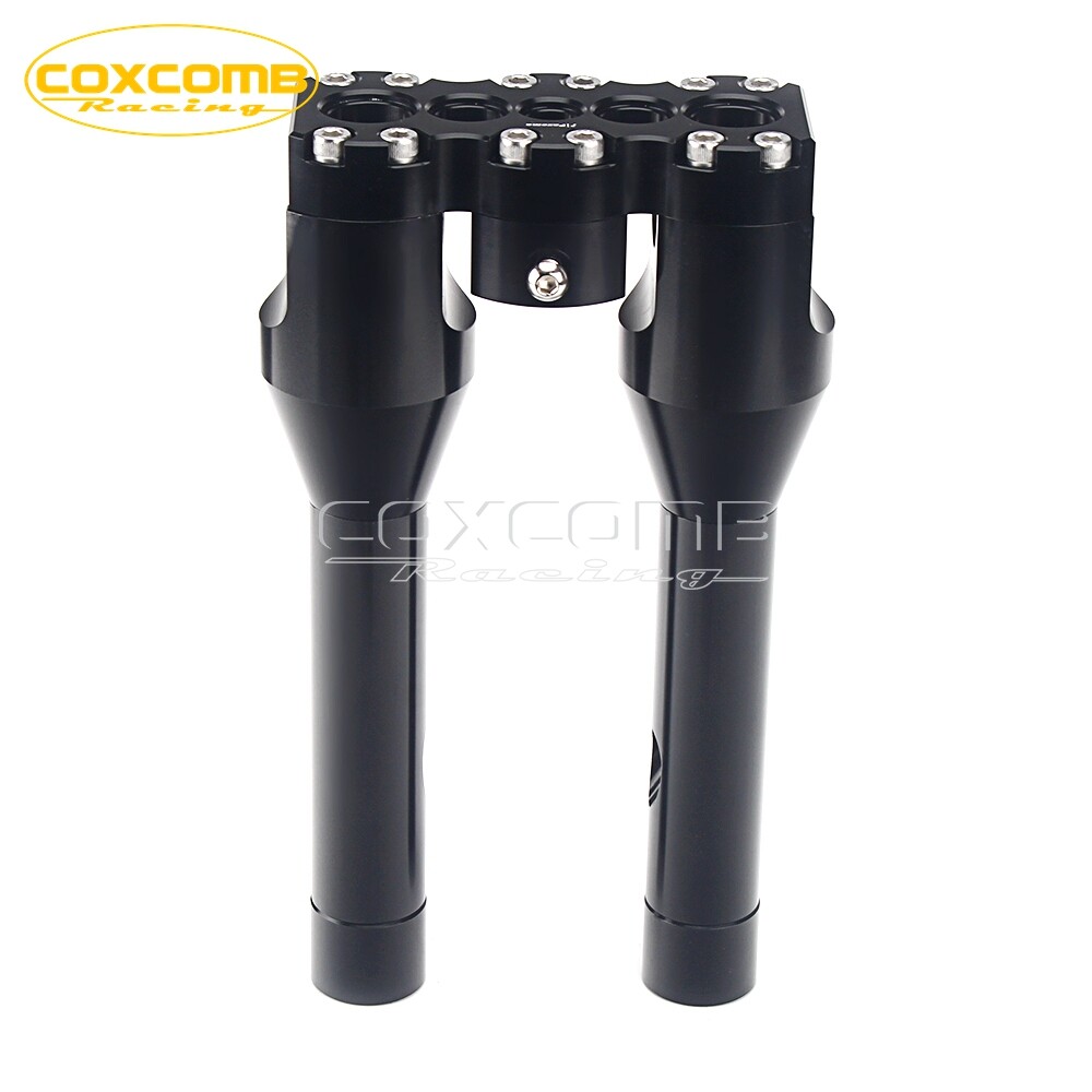 1 1/2" Bar Clamp Handlebar Riser Kit for Harley Touring Road King Glide ...