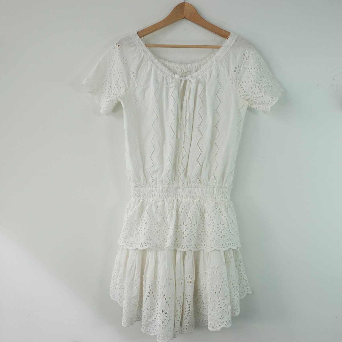 dainty number off shoulder lace mini dress white Show Me Your Mumu Joelle Maxi Dress