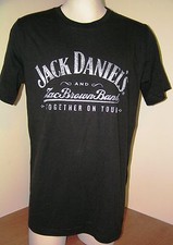 Image of JACK DANIEL'S & ZAC BROWN BAND T SHIRT Together on Tour Men's Large L NEW