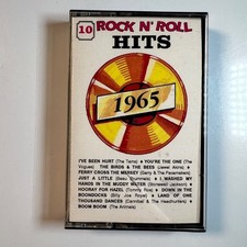 10 Rock N Roll Hits 1965 Cassette 60s Rock Pop R B Oldies Comp