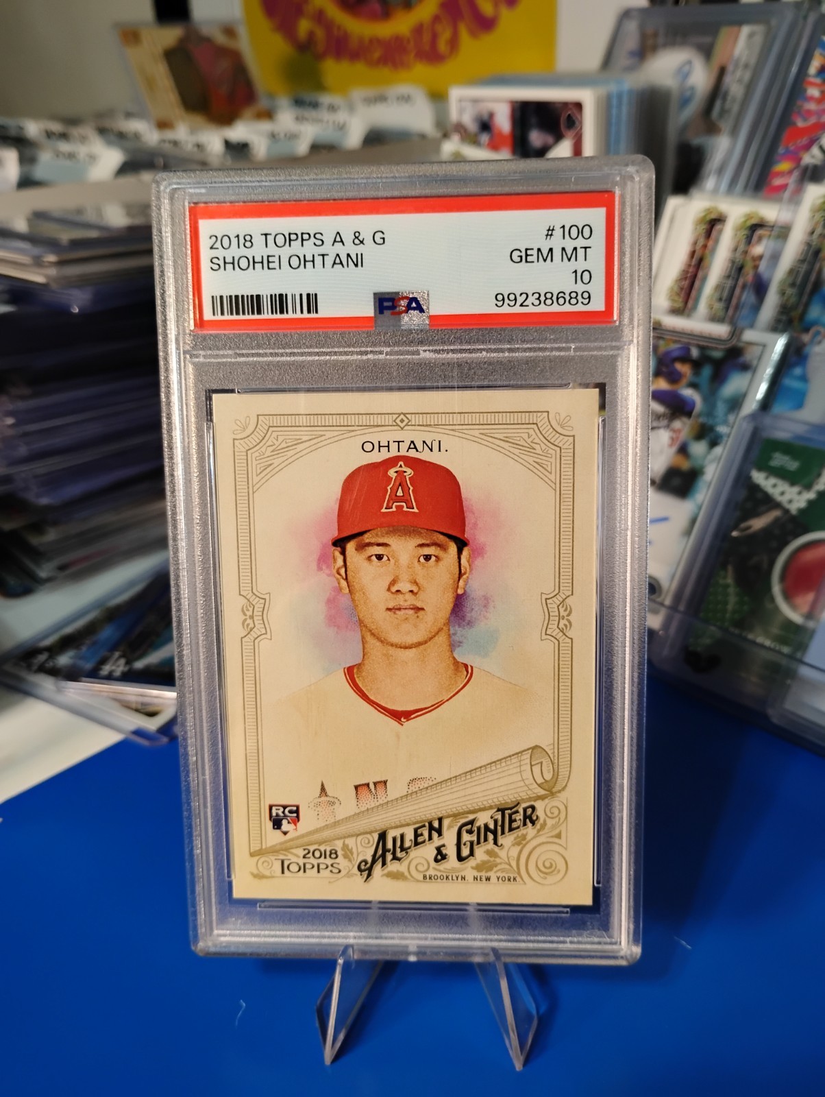 2018 Topps Allen & Ginter's Baseball SHOHEI OHTANI #100 (RC) Rookie 🔥⚾️ PSA 10