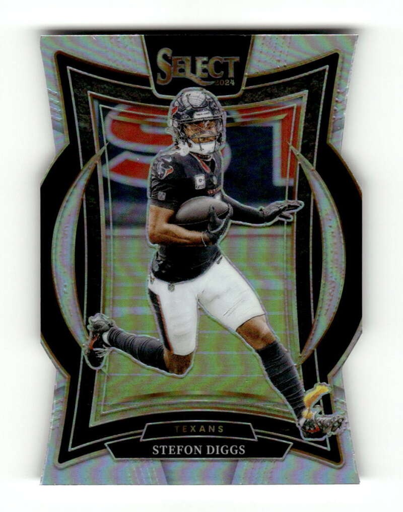 2024 Panini Select Silver Prizm Die-Cut #94 Stefon Diggs Texans