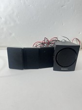 Sony SS-TS107 Surround Sound Speakers Set of 4 Untested for Parts