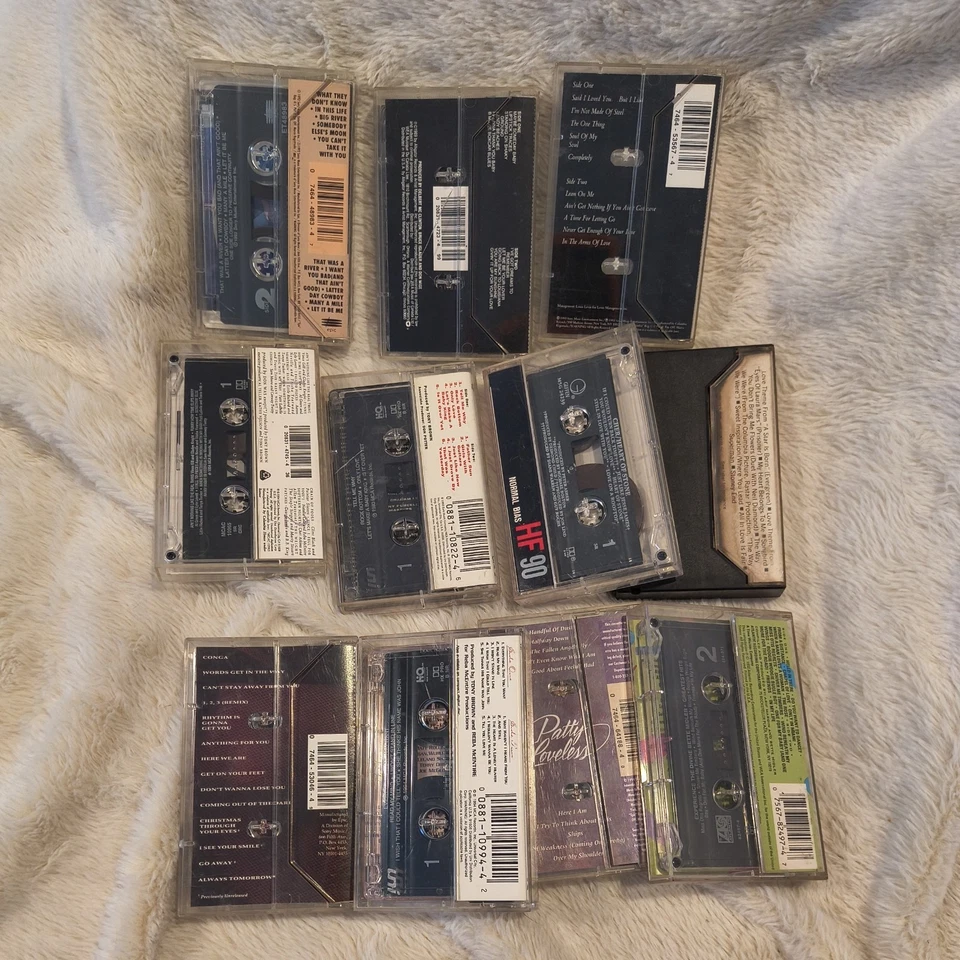 |Lot of 11| VG+ VTG/1990's (Country/Pop/Rock) Cassette Tapes: REBA, Bette, Mix Foto 2 de 2