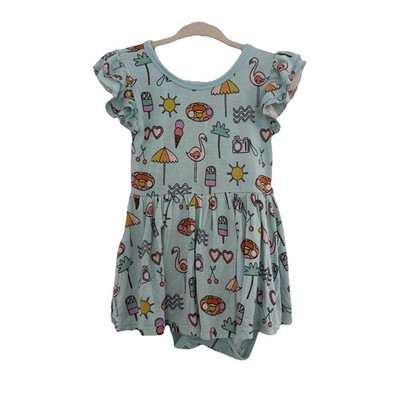 Little Sleepies Bamboo Bodysuit Twirl Pool Party 18-24M