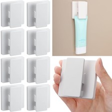 8 Pcs Large Adhesive Clips Wall Tapestry Clips No Drilling Towel Holder Adjus...