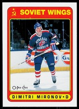 1990-91 O-Pee-Chee Dmitri Mironov #514 RC Rookie Soviet Wings