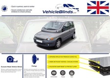 Stealth Blinds For Fiat Multipla (1998-2010) 5 Door
