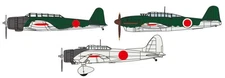 Pit Road 1/700 Skywave Series Japanese Navy Aircraft Set 9 Plastic Model SP113 (