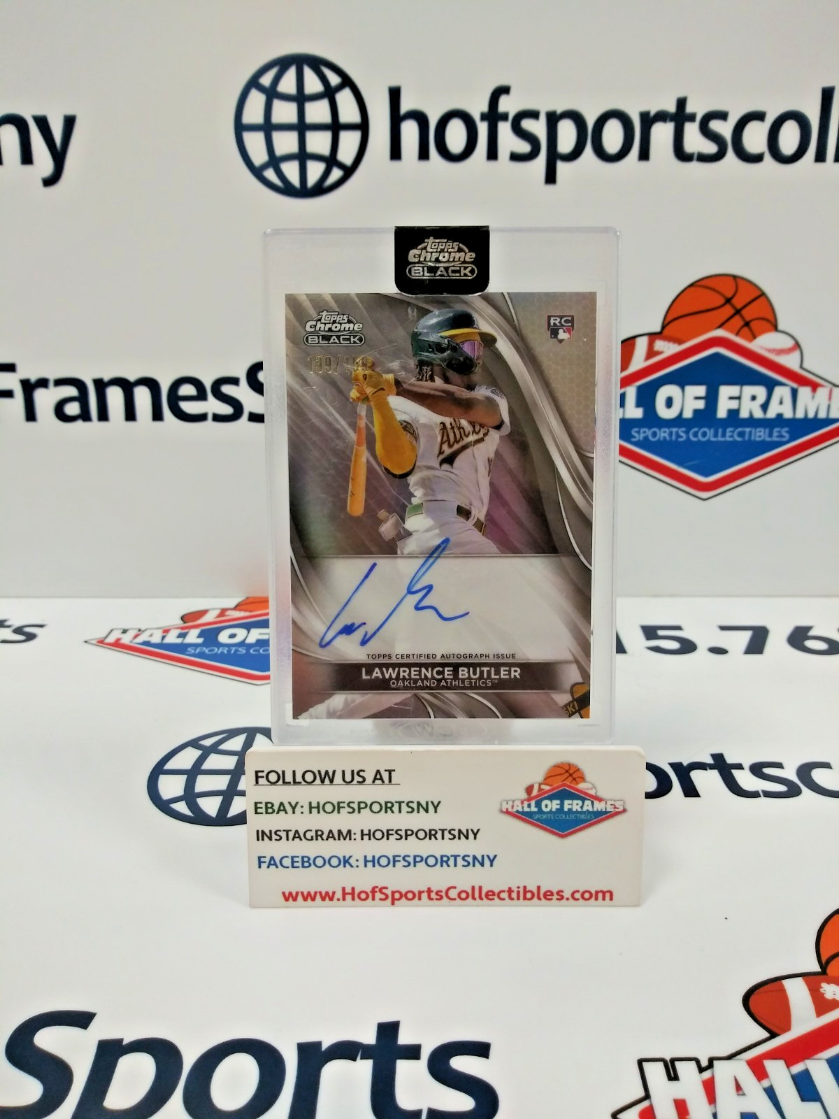 2024 TOPPS CHROME BLACK LAWRENCE BUTLER ROOKIE REFRACTOR AUTO 139/150 #CBA-LB