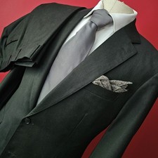 YING TAI LTD Fully Canvassed 2-PIECE SUIT Loro Piana Tasmanian Super 150's Wool