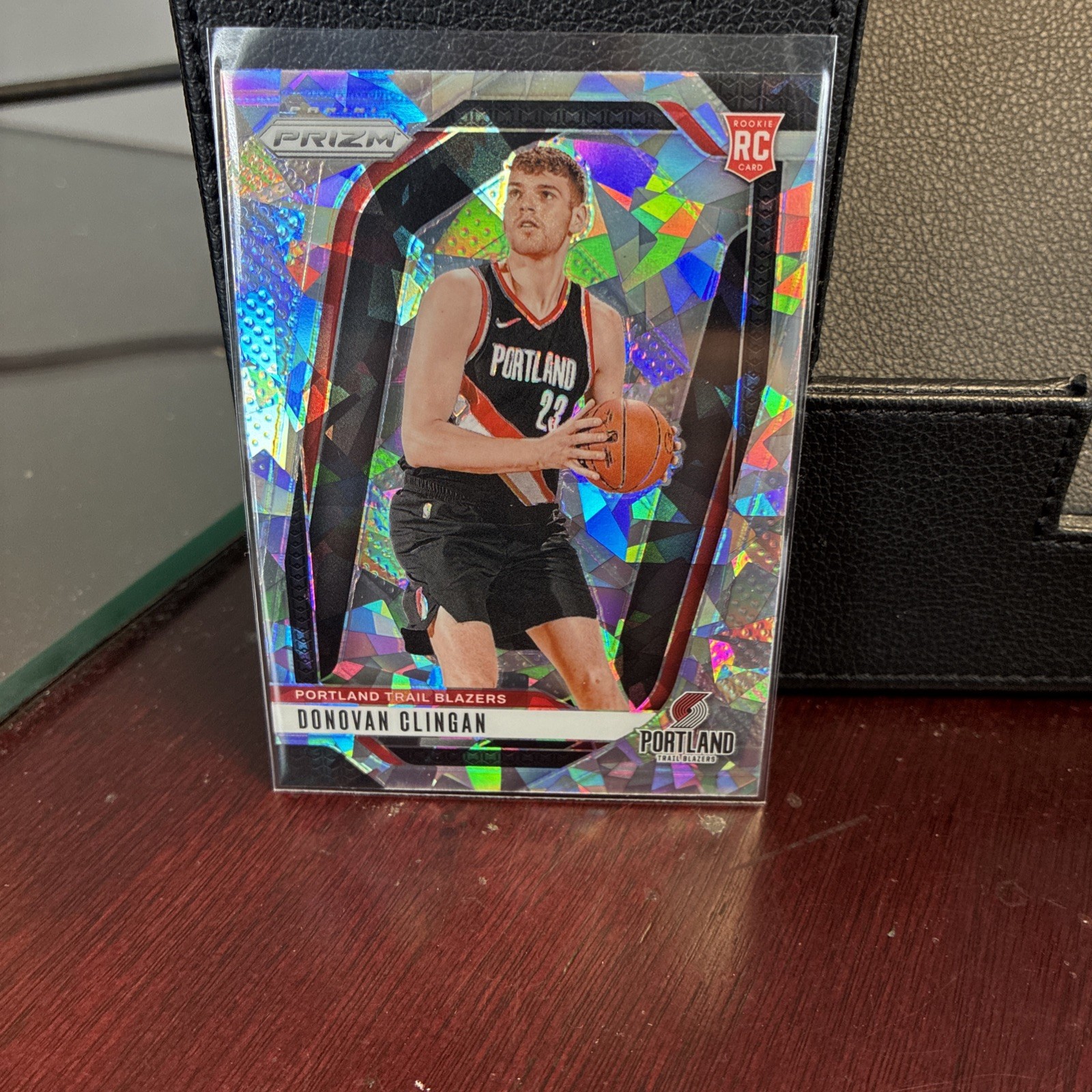 2024-25 Panini Prizm - Donovan Clingan #221 Ice Prizm (RC)- Blazers- Free Shipp