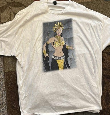 Aaliyah As  Akasha  In  Queen Of The Damned  T Shirt 2002