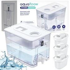 Wasserspender 9,5L mit Filterkartusche AquaFl...