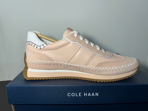 Cole Haan GrandPrø Premier Runner Sneakers Shoes Cameo Rose/Optic White Woman 9B - Picture 3 of 14