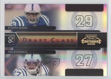 2006 Playoff Contenders Draft Class Black 78/100 Joseph Addai Tim Jennings 0e8