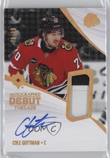 2023 Upper Deck Ultimate Collection Debut Threads 78/99 Cole Guttman Auto 1c3s